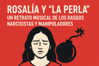 Ilustración artística de una perla brillante rodeada de sombras y manos difusas, simbolizando manipulación emocional y lucha por la paz interior.