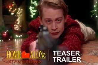 Macaulay Culkin como Kevin McCallister en Home Alone 4: Kevin’s Return, teaser navideño con luces y tensión
