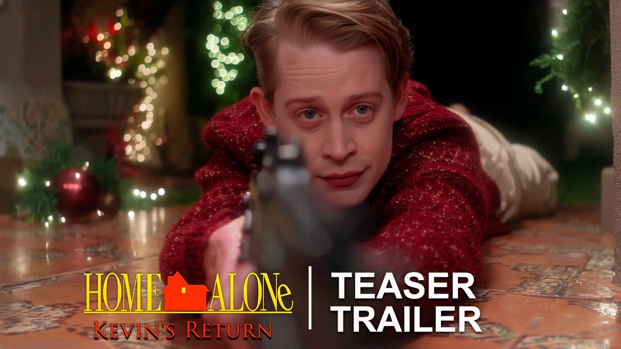 Macaulay Culkin como Kevin McCallister en Home Alone 4: Kevin’s Return, teaser navideño con luces y tensión